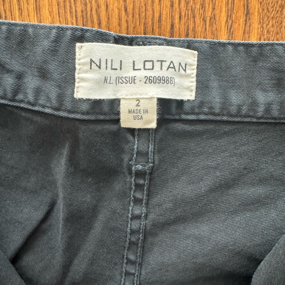 Nili Lotan Dark Gray Cargo Pants - Picture 3 of 7